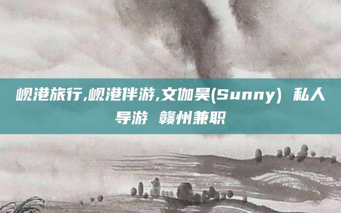 温县岘港旅行,岘港伴游,文伽昊(Sunny) 私人导游 赣州兼职